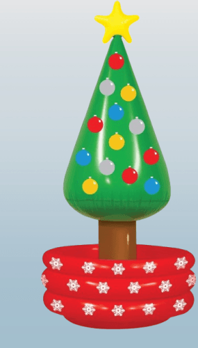 Enfriadores inflables para árbol de Navidad paquete de 2
