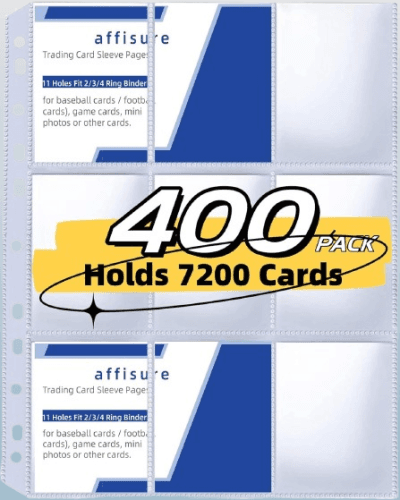 9 fundas para tarjetas capacidad para 7200 tarjetas