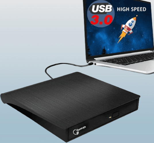 Unidad de DVD externa USB 3.0 portátil