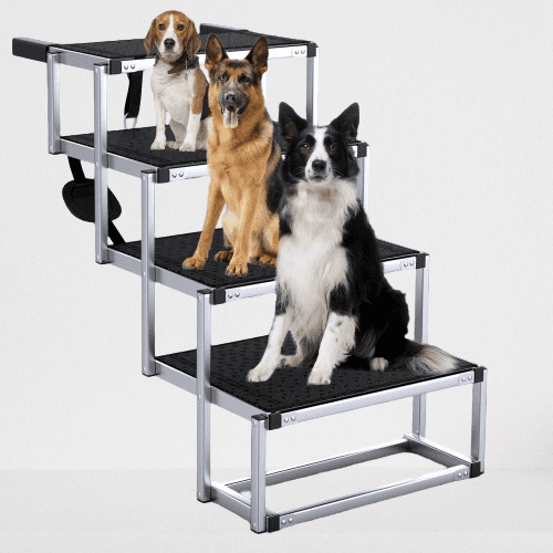 Rampa extra ancha para perros grandes. Tamaño 20"largo. x 7"ancho. x 6"alto.
