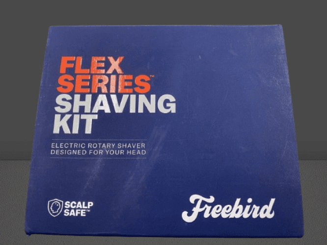 Afeitadora giratoria dorada negra Flex Series