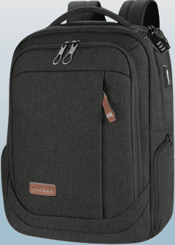 Mochila escolar para laptop impermeable tamaño grande color negro