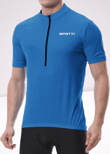 Camiseta de ciclismo de manga corta con 3 bolsillos traseros