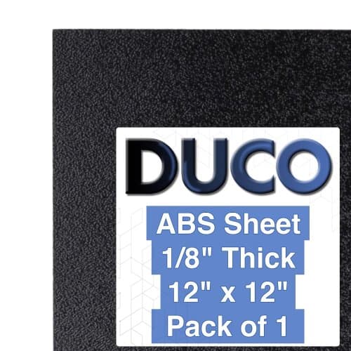 Paquete de 2 hojas rígidas de ABS con parte delantera de plástico texturizado 12x12