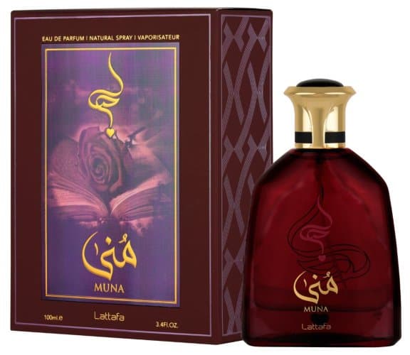 Perfume MUNA de Lattafa EDP para mujer 3.4 fl oz