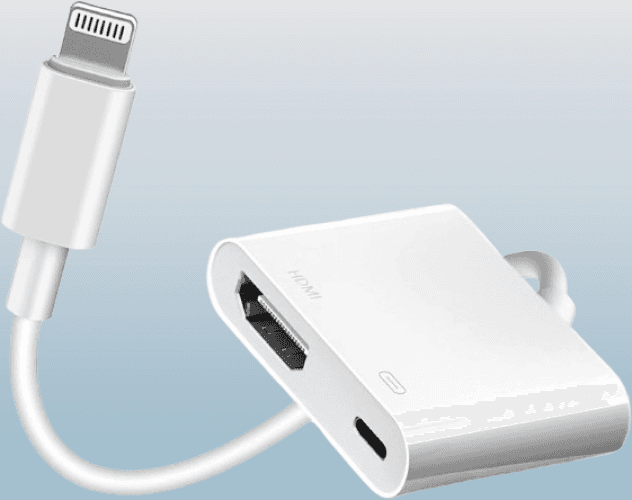 Cable conector de pantalla con sincronización HDMI con puerto de carga compatible con iPhone