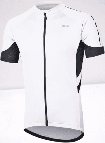 Camiseta de ciclismo de manga corta para hombre 636 color blanco