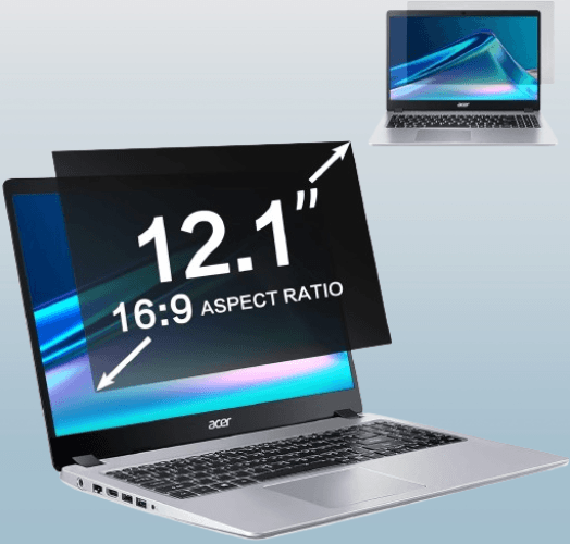 Protector de pantalla de privacidad para laptop de 12.1"