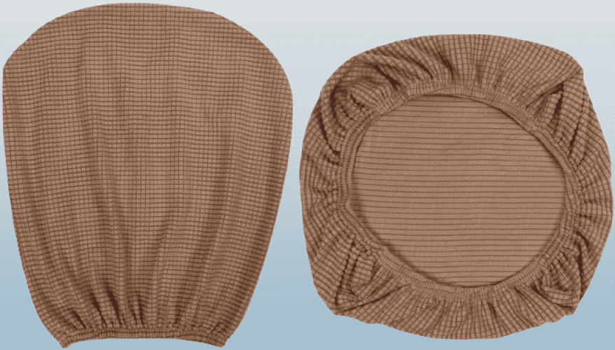 Funda lavable para silla de computadora de oficina color Chocolate